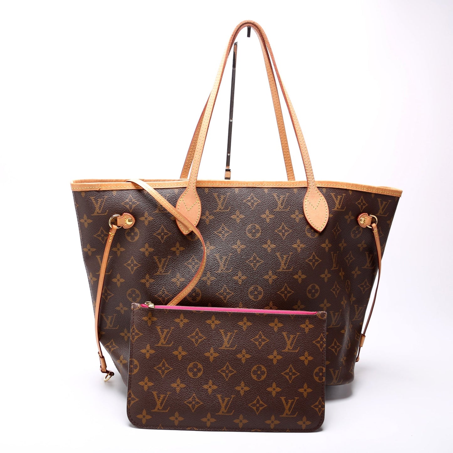 Louis Vuitton Neverfull With Wallet MM Monogram
