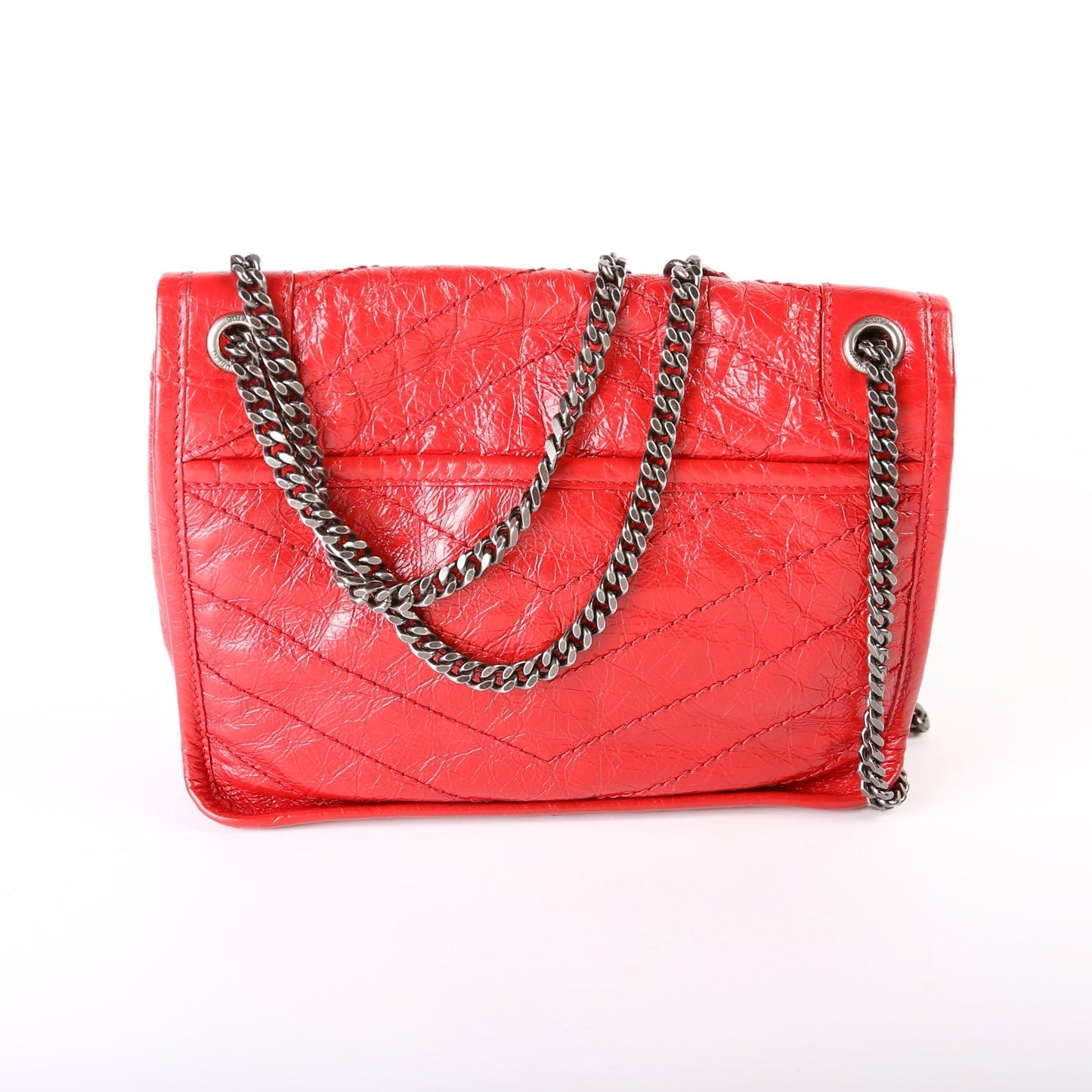 Saint Laurent Niki Baby Crinkle Leather Bag