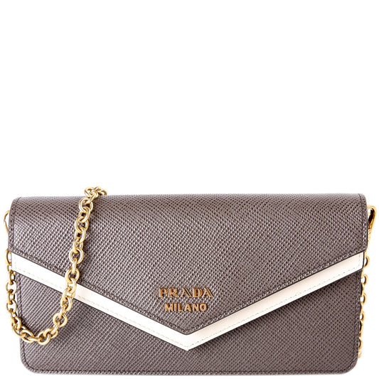 Prada 1DH052 Saffiano Envelope WOC Bag