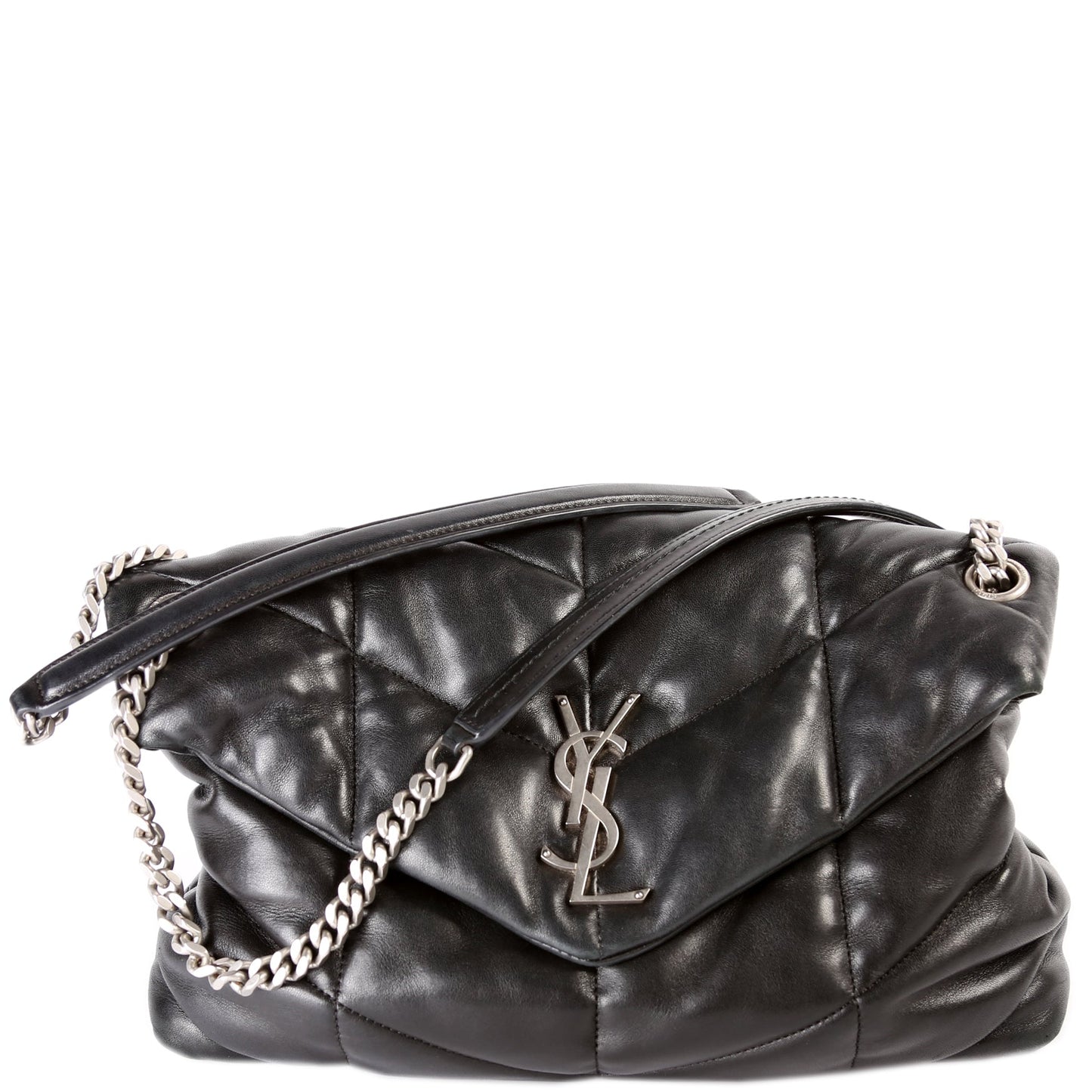 Saint Laurent Puffer Quilted Medium Lambskin 577475 Bag