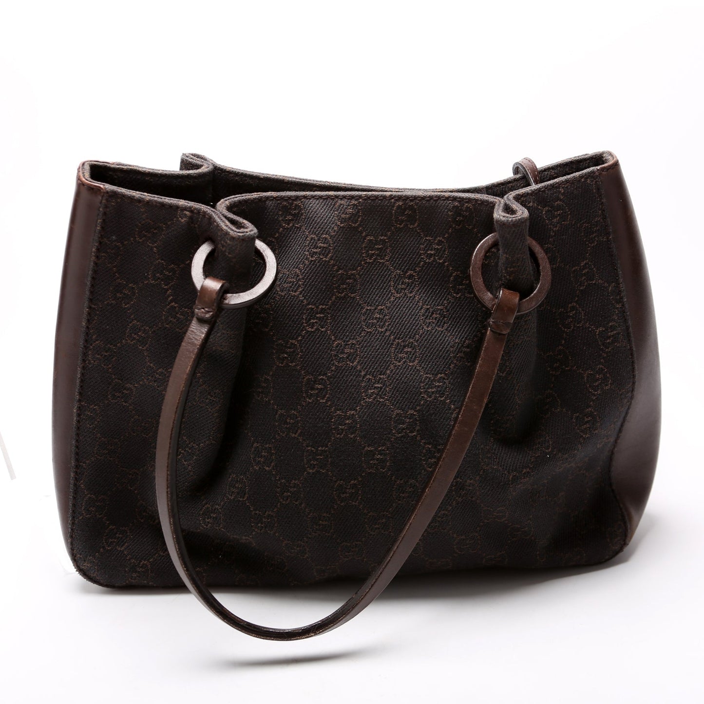Gucci GG Canvas Small Tote Vintage 101919 Bag