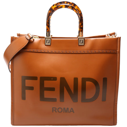 Fendi Sunshine Shopper Medium Leather Bag