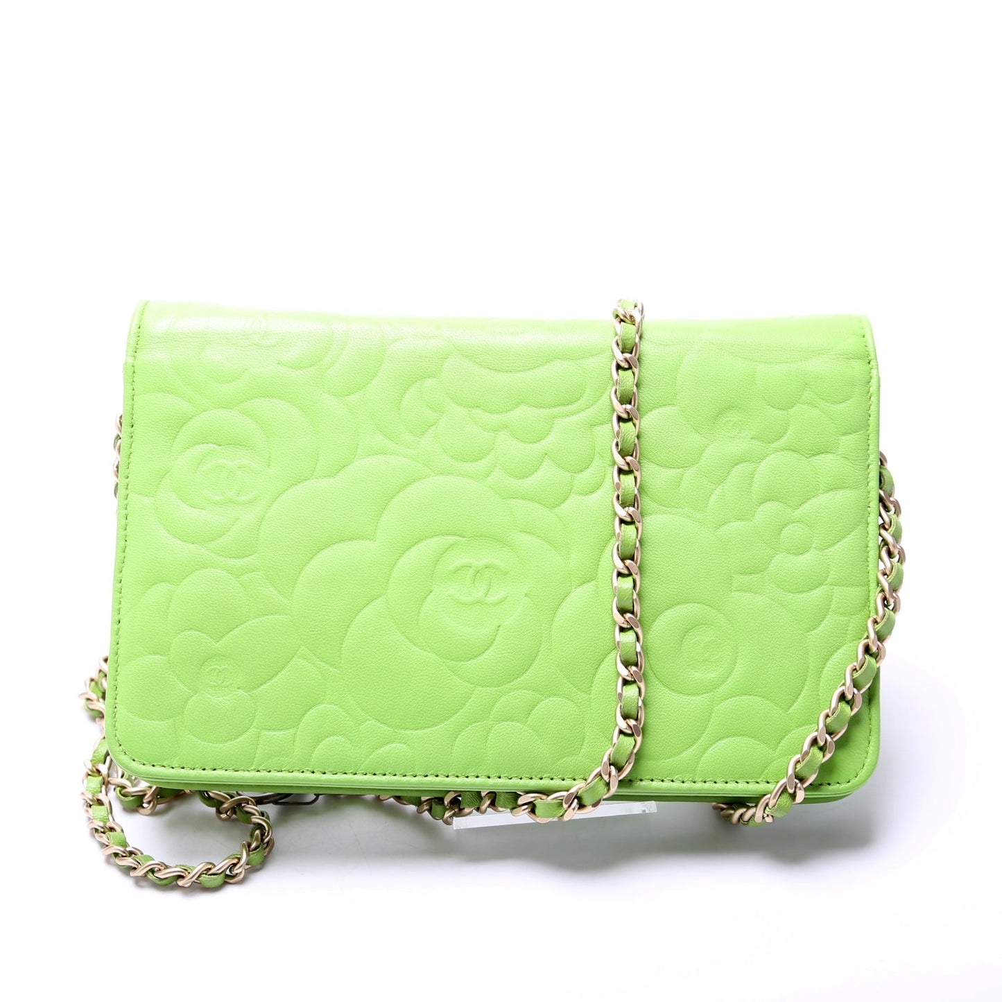 Chanel Camellia Embossed WOC 17M Bag