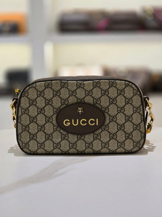 Gucci Leather Canvas Crossbody