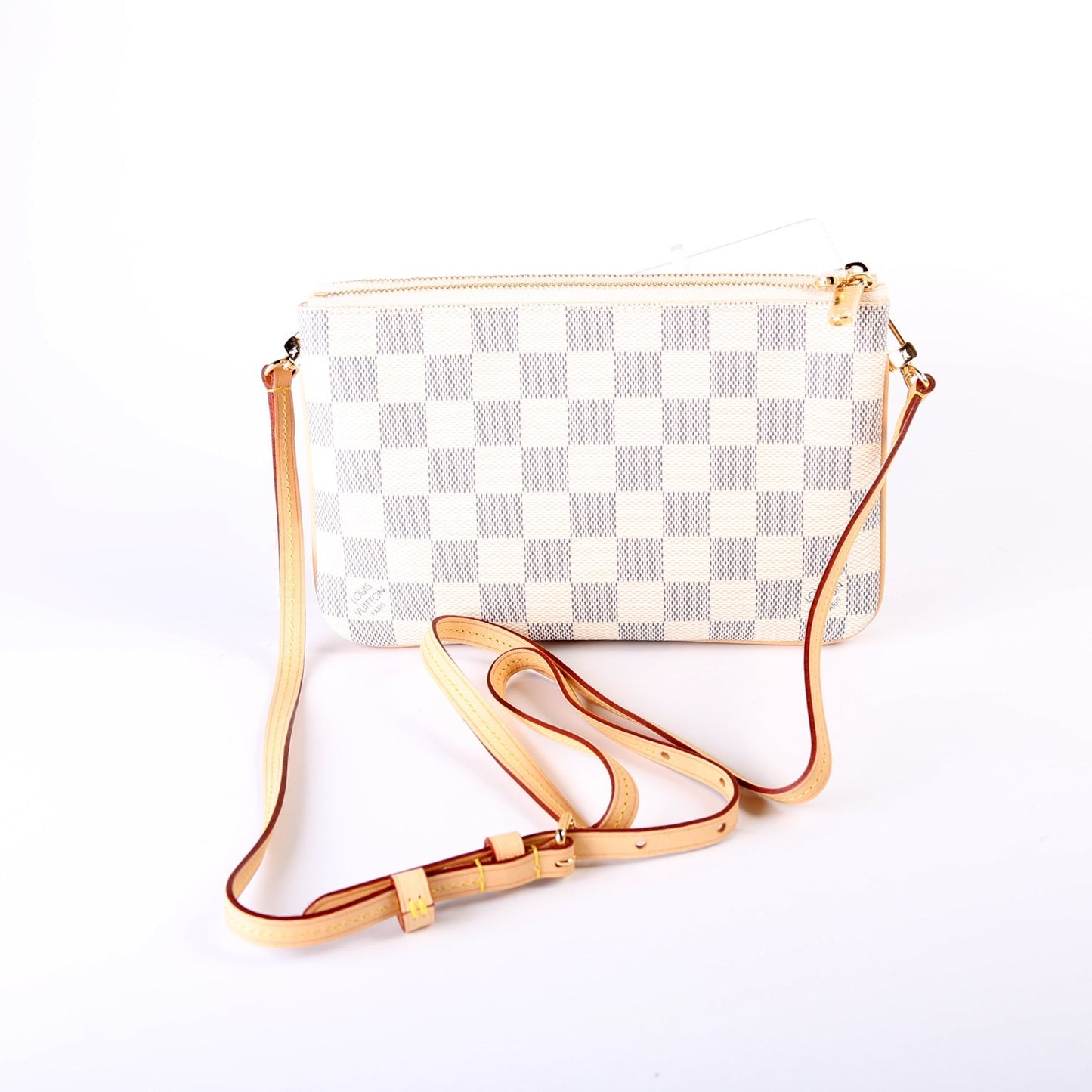 Louis Vuitton Double Zip Pochette Damier Azur