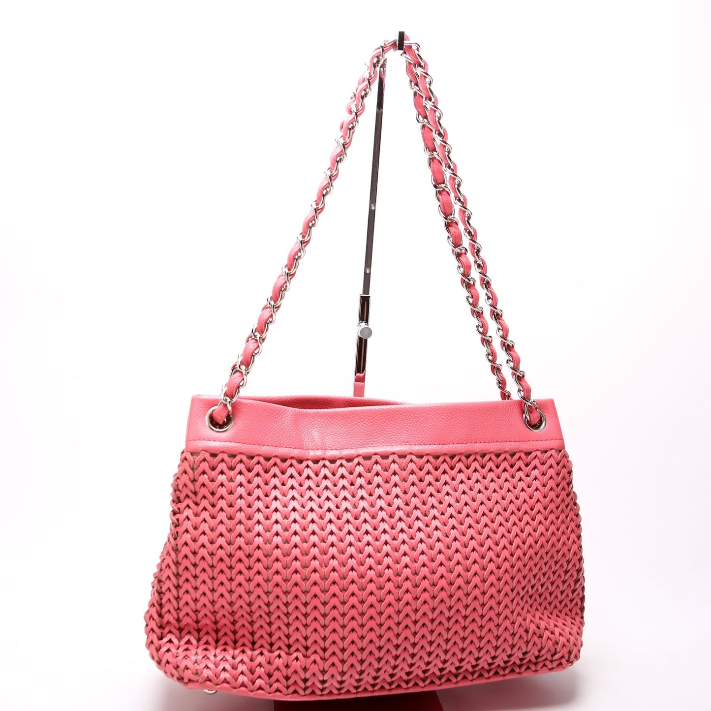 Chanel Braided Caviar Chain Tote 9M Bag