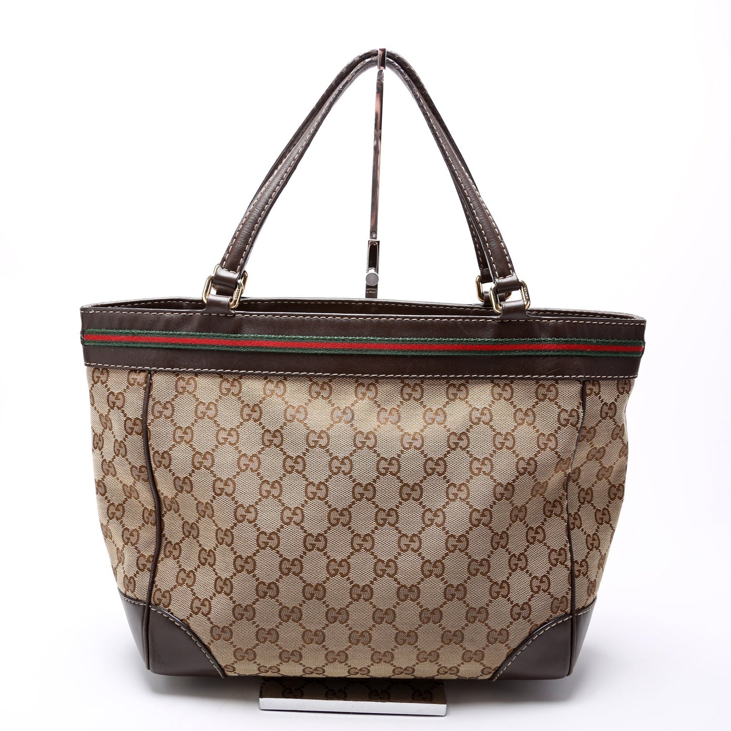 Gucci 257061 GG Canvas Mayfair Medium Tote Bag