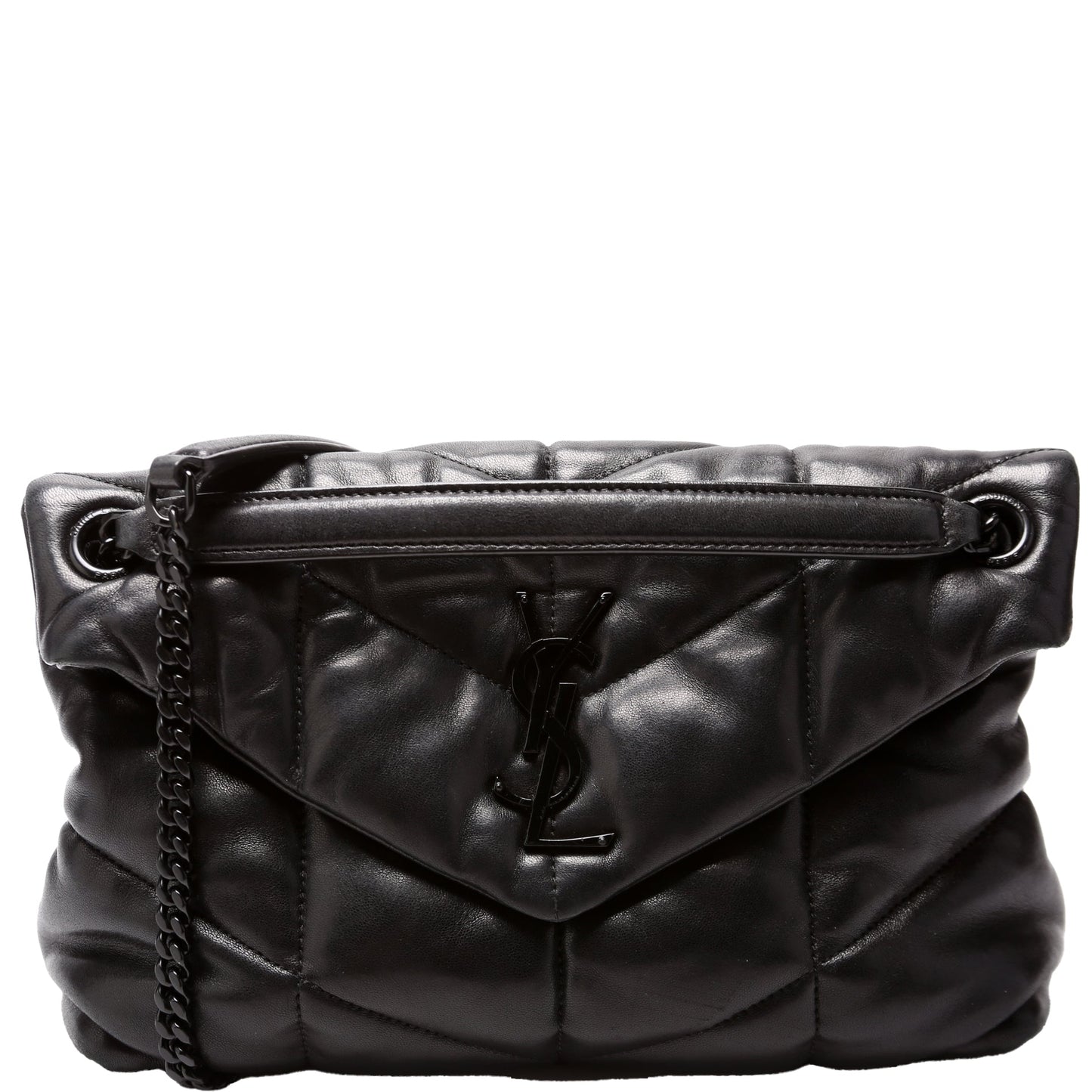 Saint Laurent Puffer Quilted Small Lambskin Bag