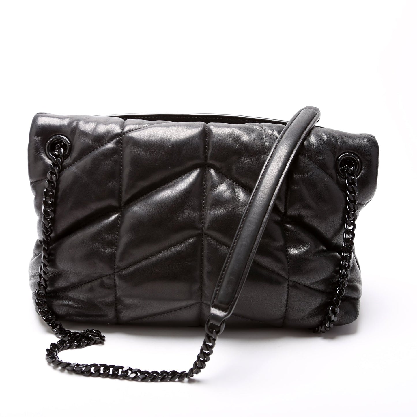 Saint Laurent Puffer Quilted Small Lambskin Bag