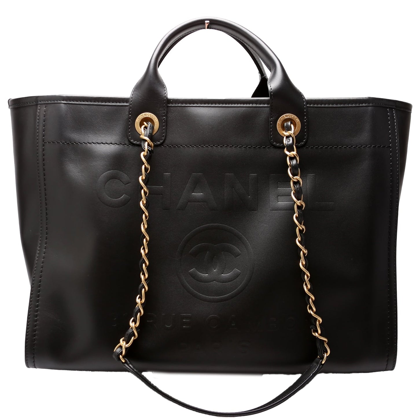 Chanel Deauville Leather Tote Large 31M Bag