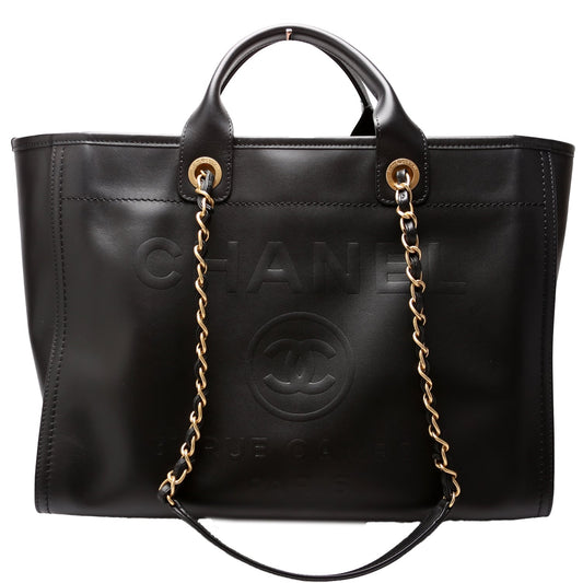 Chanel Deauville Leather Tote Large 31M Bag