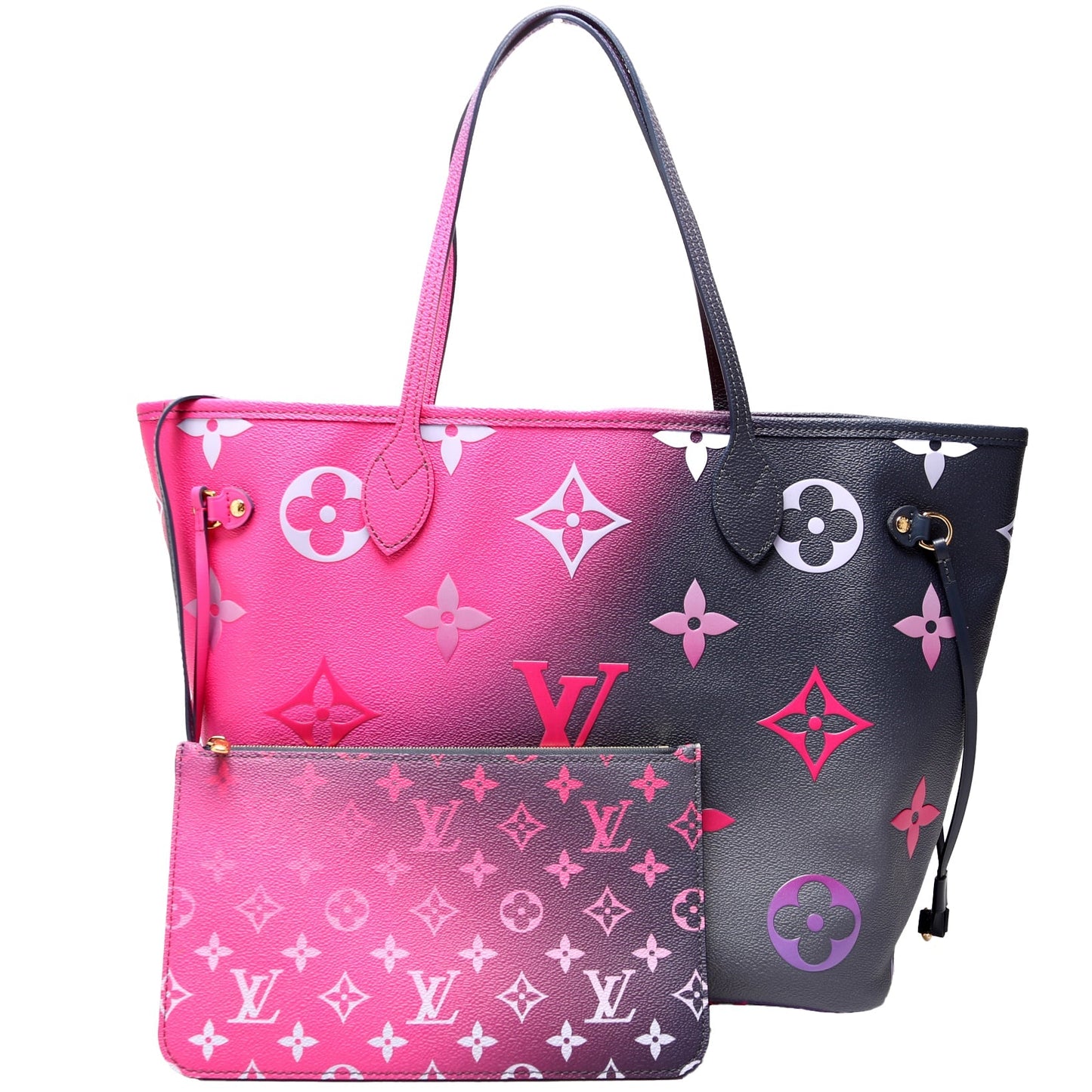 Louis Vuitton Neverfull W/Wallet MM Giant Spring in the City