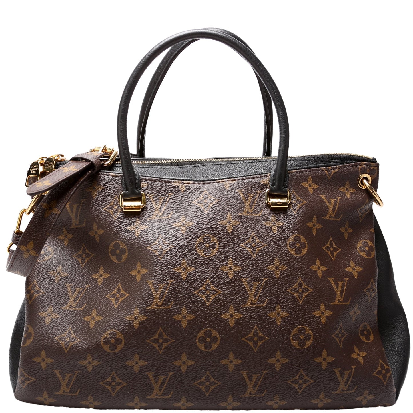 Louis Vuitton Pallas Tote Monogram Canvas Side