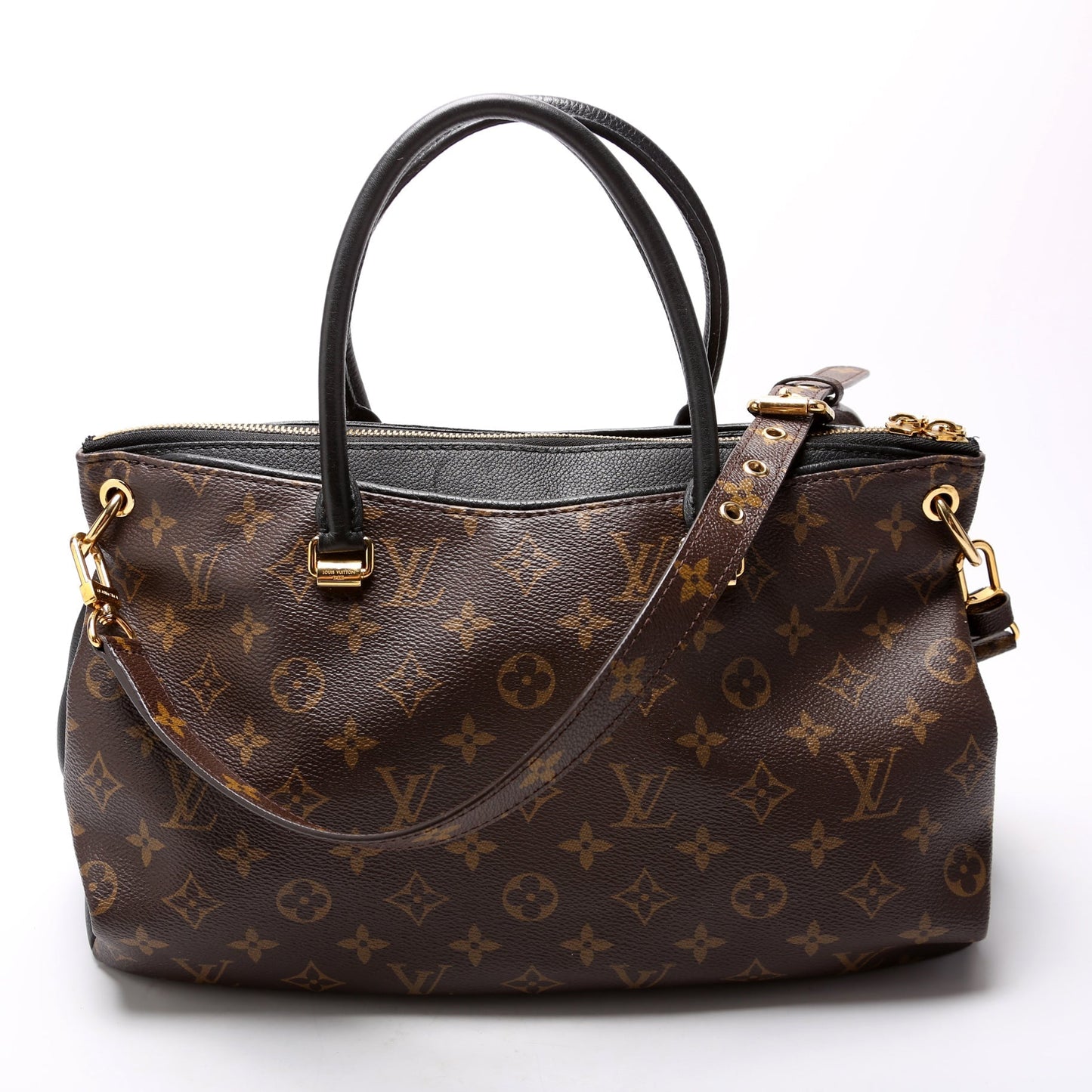 Louis Vuitton Pallas Tote Monogram Canvas Side