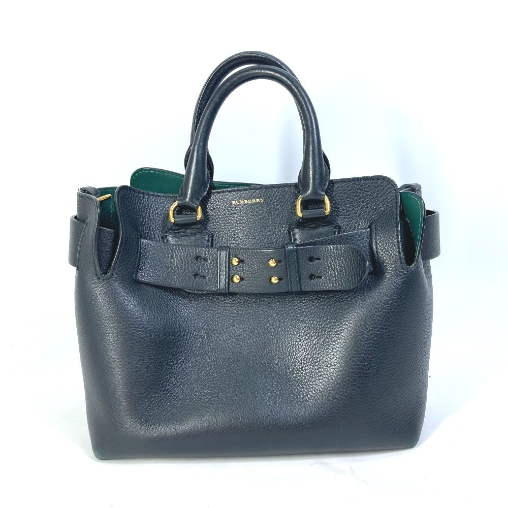 BURBERRY Shoulder Bag 4076733 leather black handbag bag shoulder bag logo belt bag Women