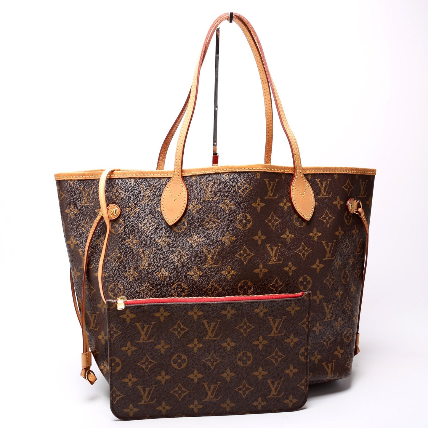 Louis Vuitton Neverfull With Wallet MM Monogram