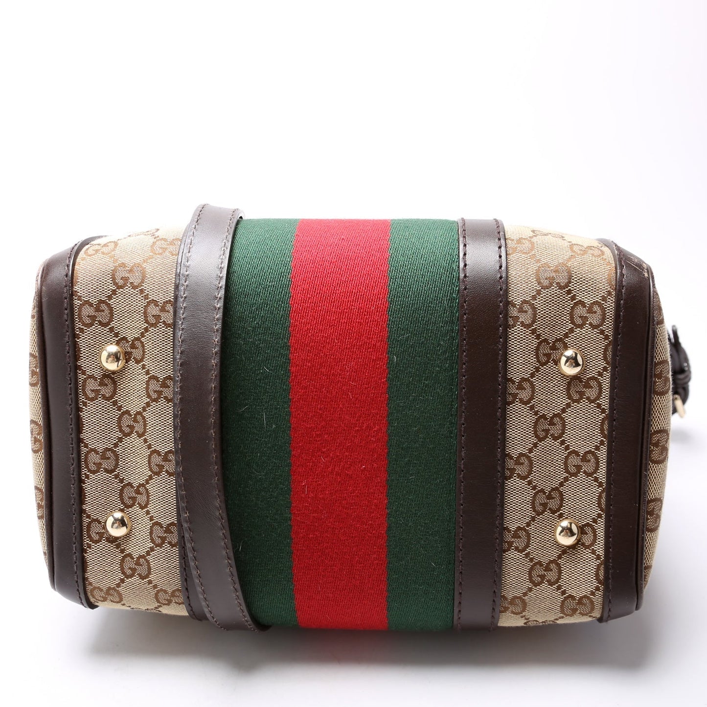 Gucci 269876 GG Canvas Small Boston Bag