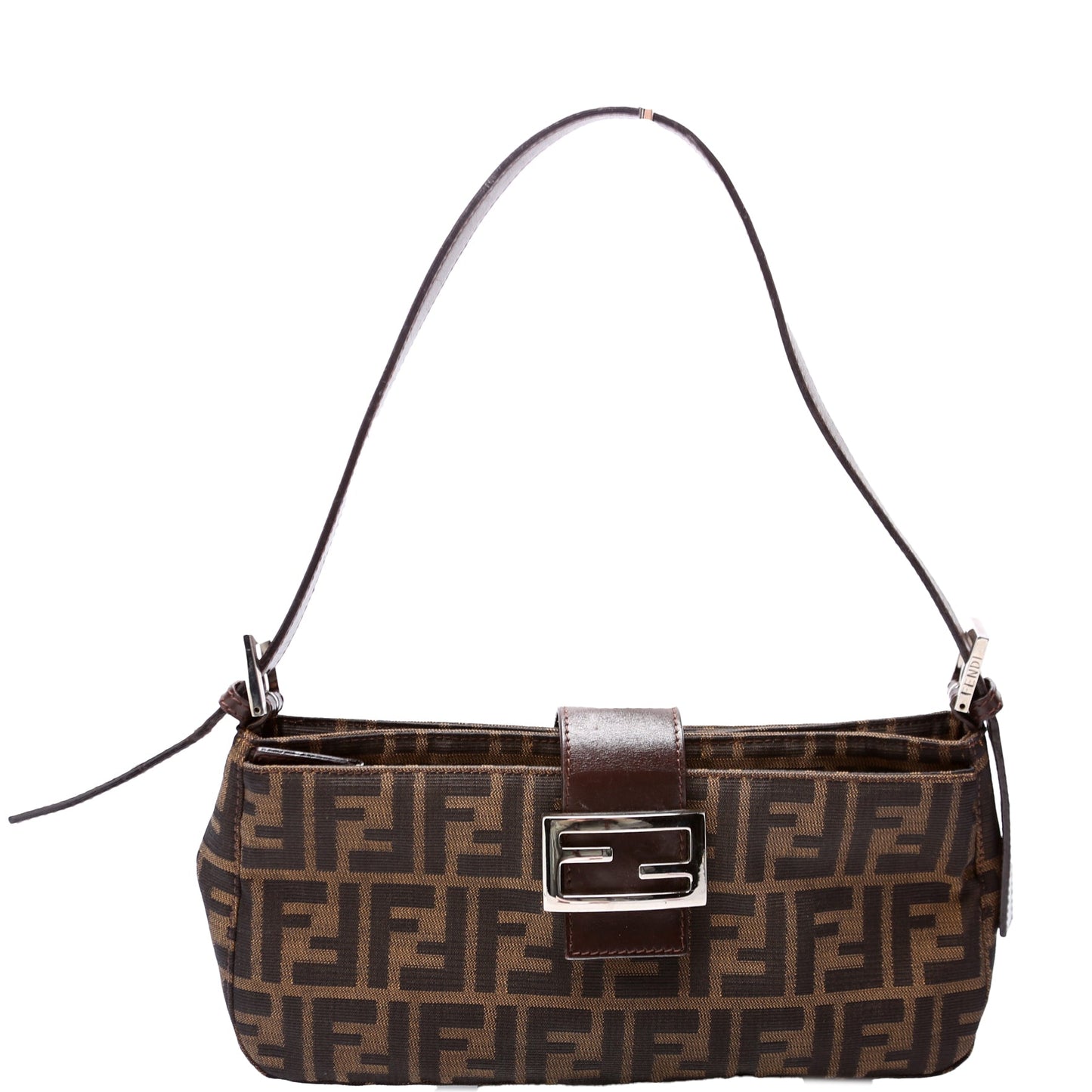 Fendi 26172 FF Zucca Shoulder Vintage Bag