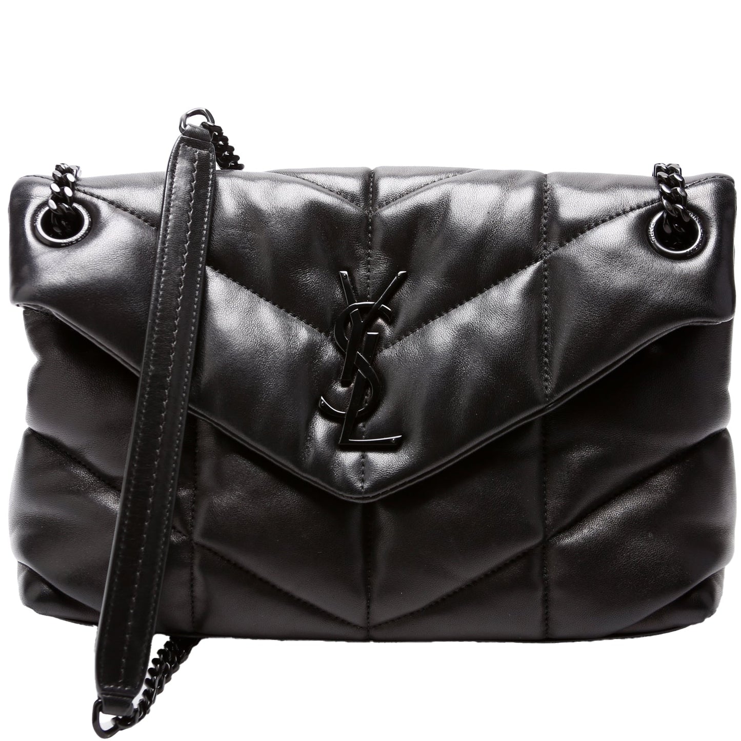 Saint Laurent Puffer Quilted Small Lambskin 577476 Bag