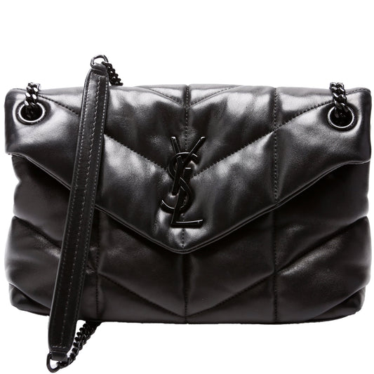 Saint Laurent Puffer Quilted Small Lambskin 577476 Bag