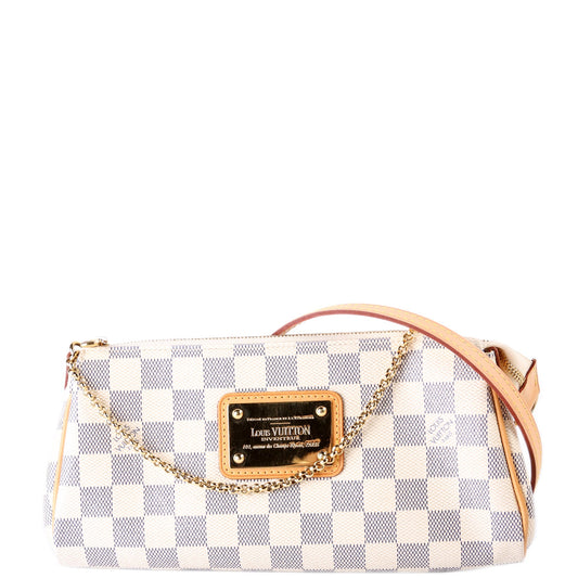 Louis Vuitton Eva Clutch Damier Azur