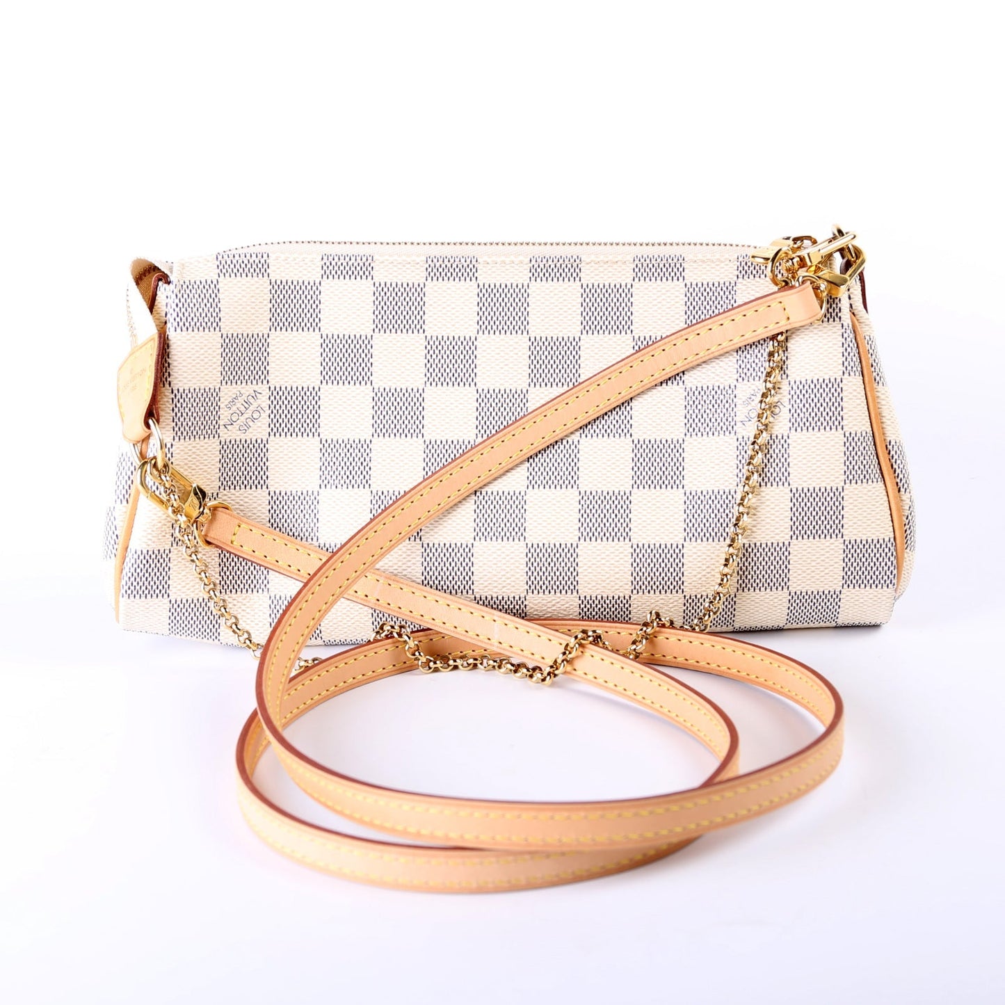Louis Vuitton Eva Clutch Damier Azur