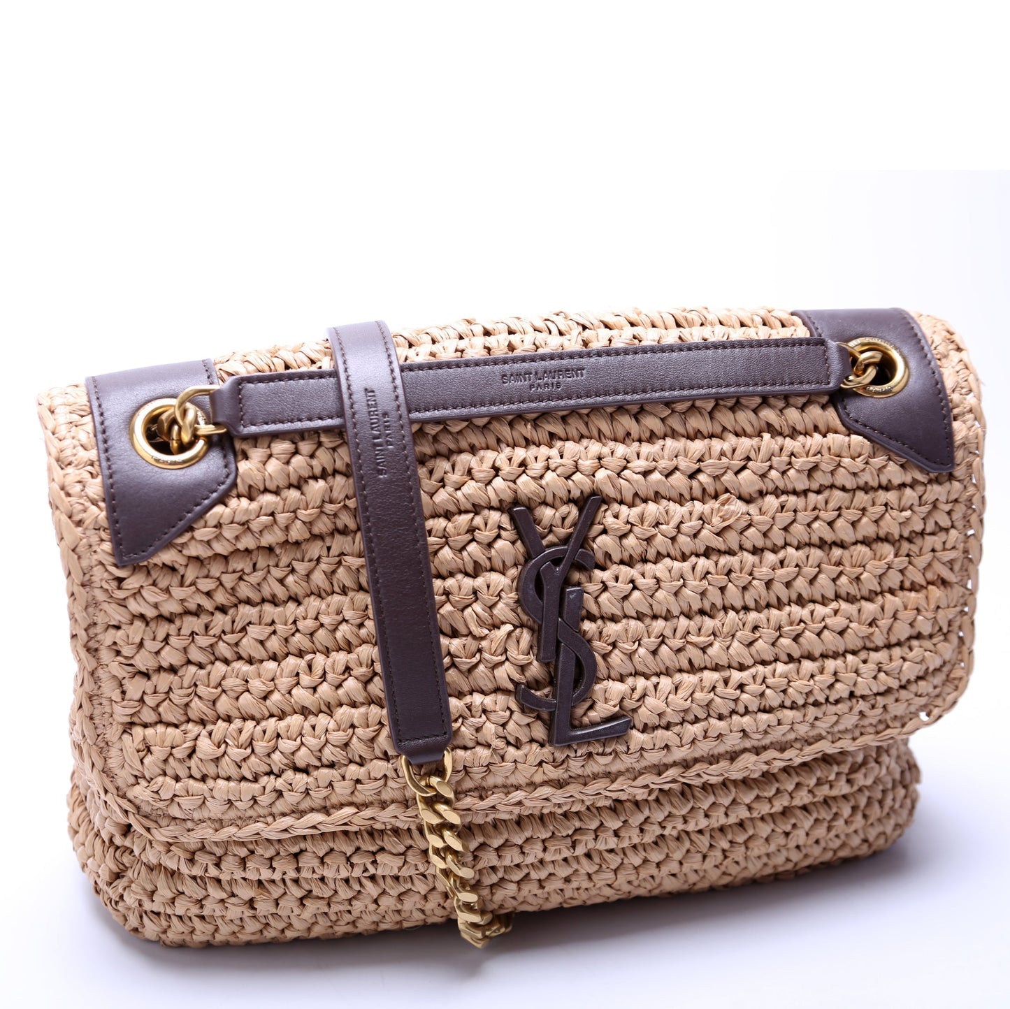 Saint Laurent Niki Medium Raffia 633187 Bag