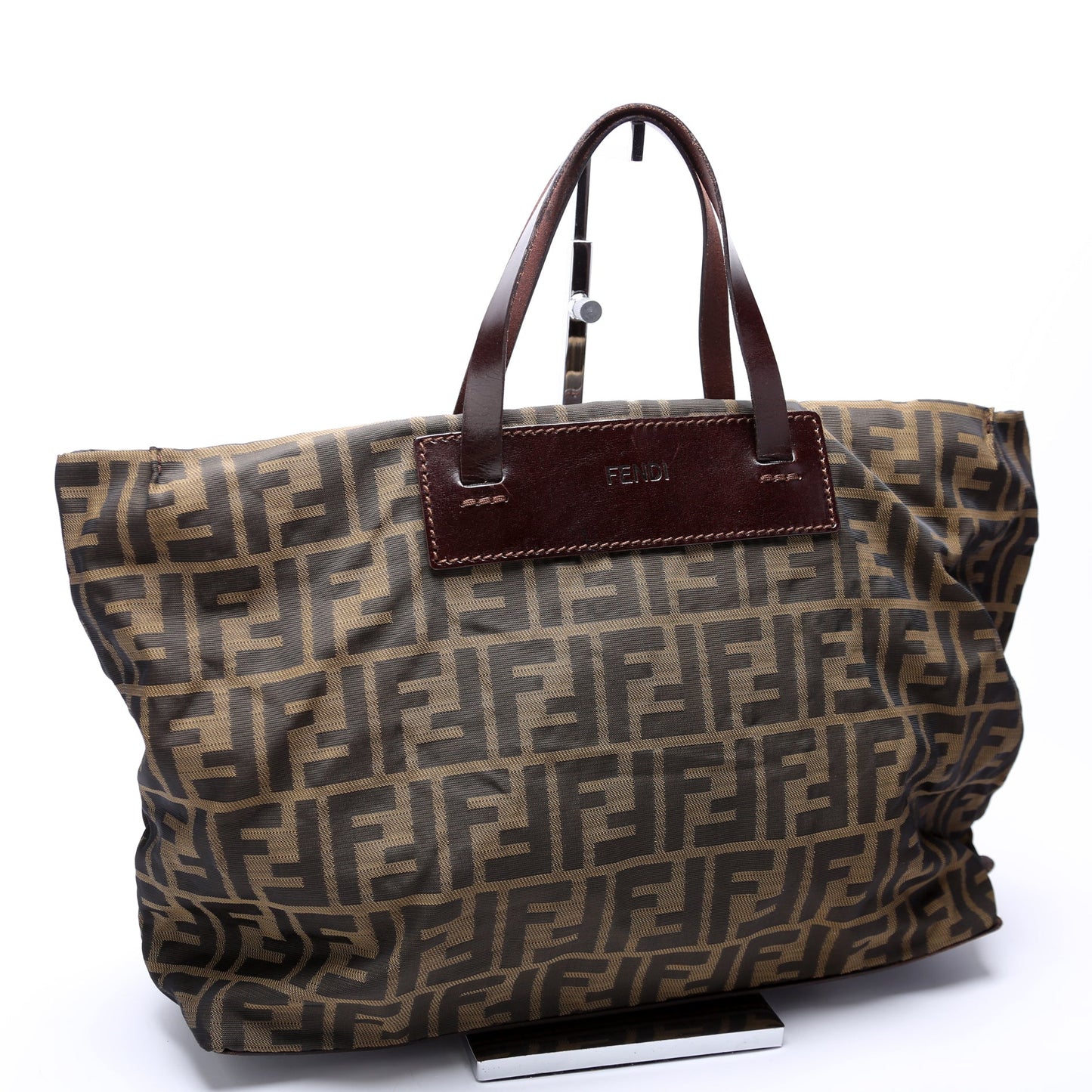 Fendi FF Zucca Folding Tote Vintage Bag