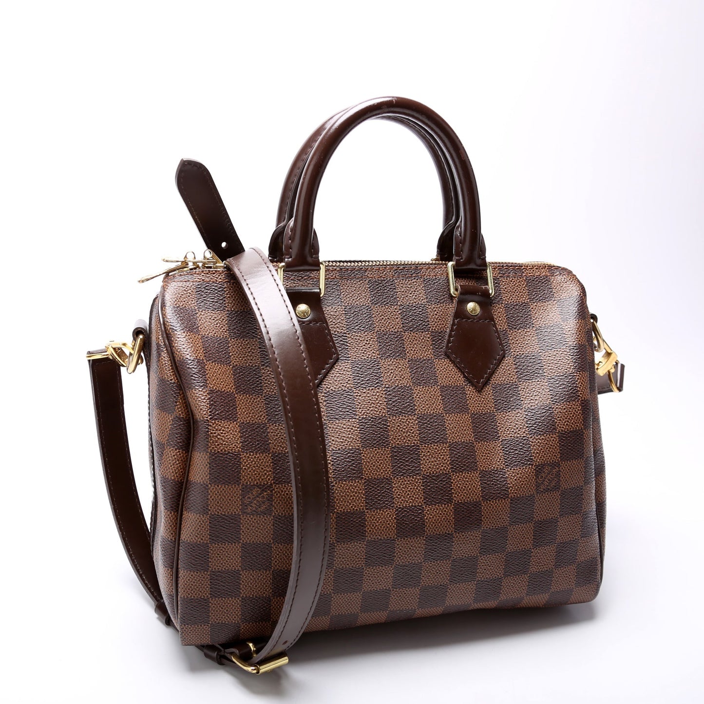 Louis Vuitton Speedy 25 Bandouliere Damier Ebene