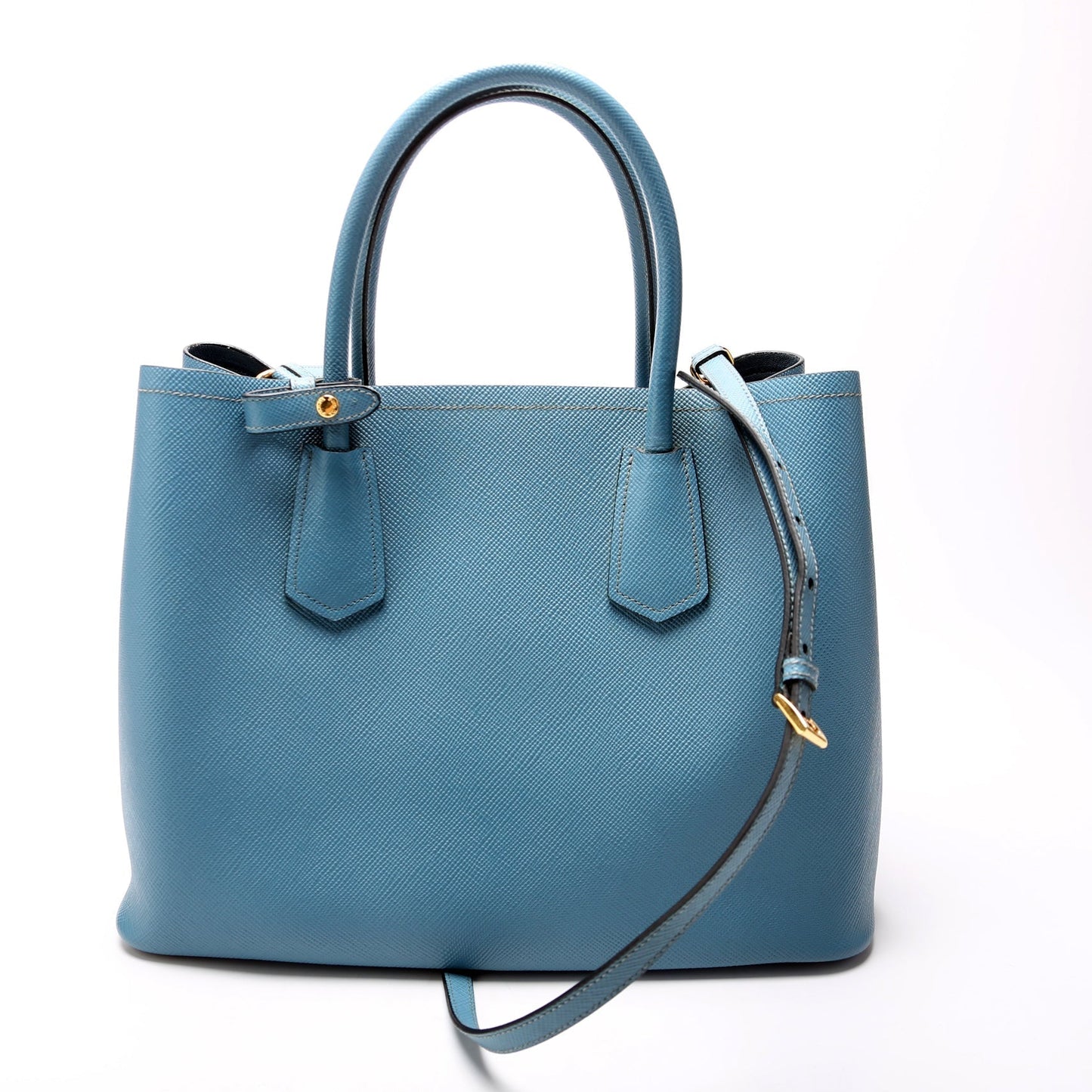 Prada Saffiano Cuir Double Medium Bag