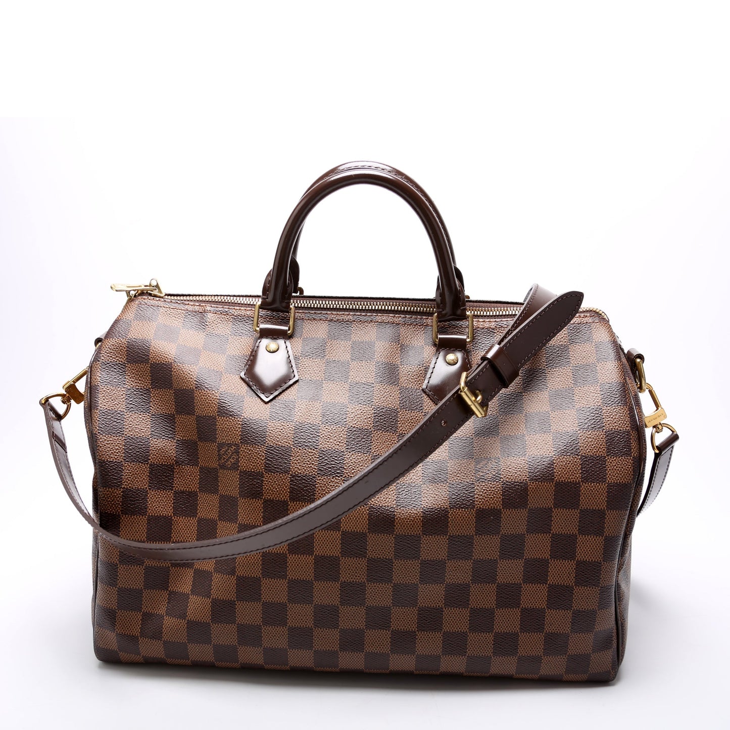 Louis Vuitton Speedy 35 Bandouliere Damier Ebene