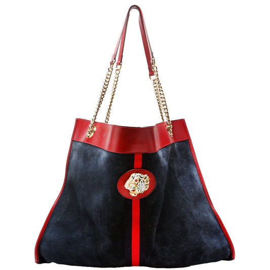 Gucci 537219 Rajah Tote Suede Bag