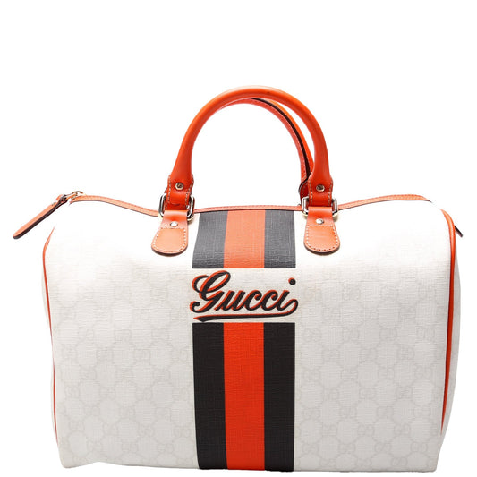 Gucci 189895 GG Supreme Joy Boston Medium Bag