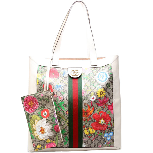 Gucci 519335 Ophidia Flora Soft Large Tote Bag