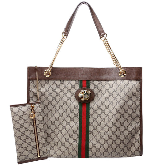 Gucci 537219 GG Supreme Rajah Tote Bag