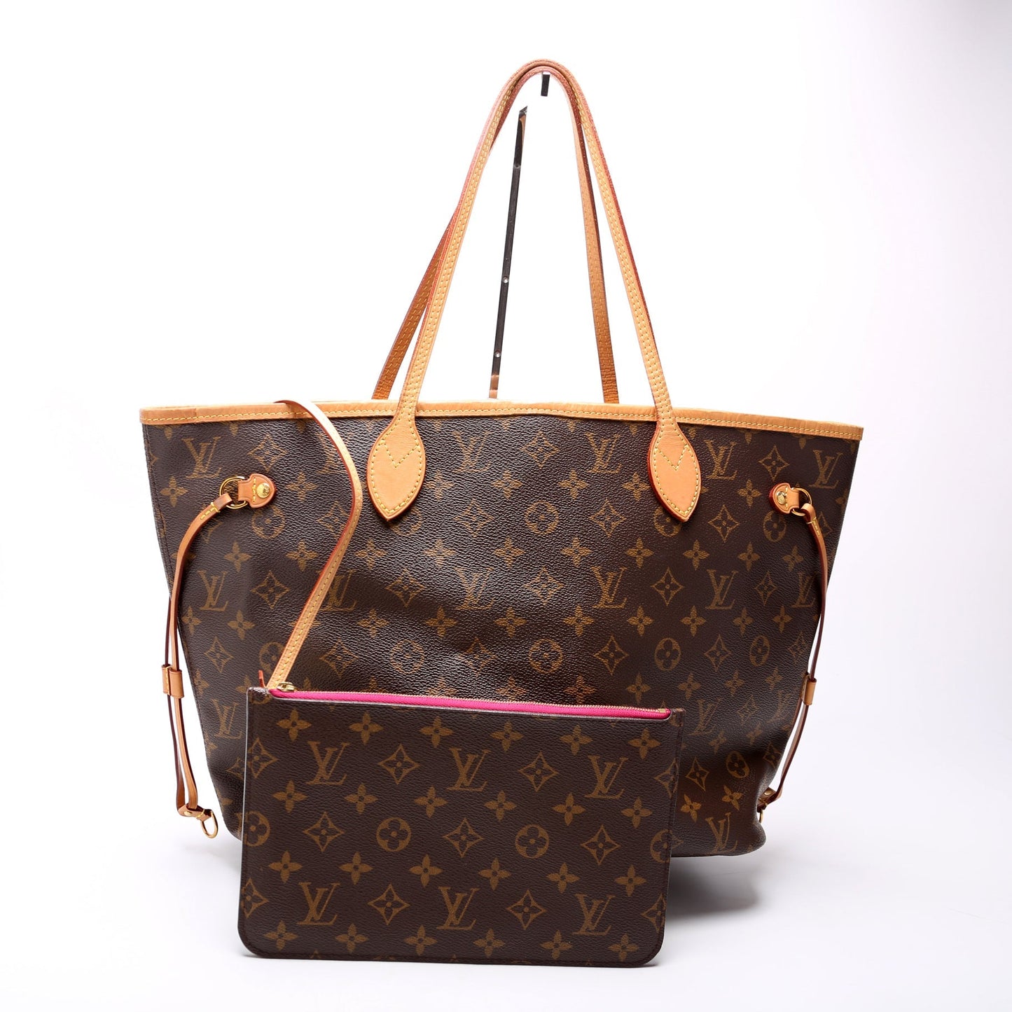 Louis Vuitton Neverfull With Wallet MM Monogram