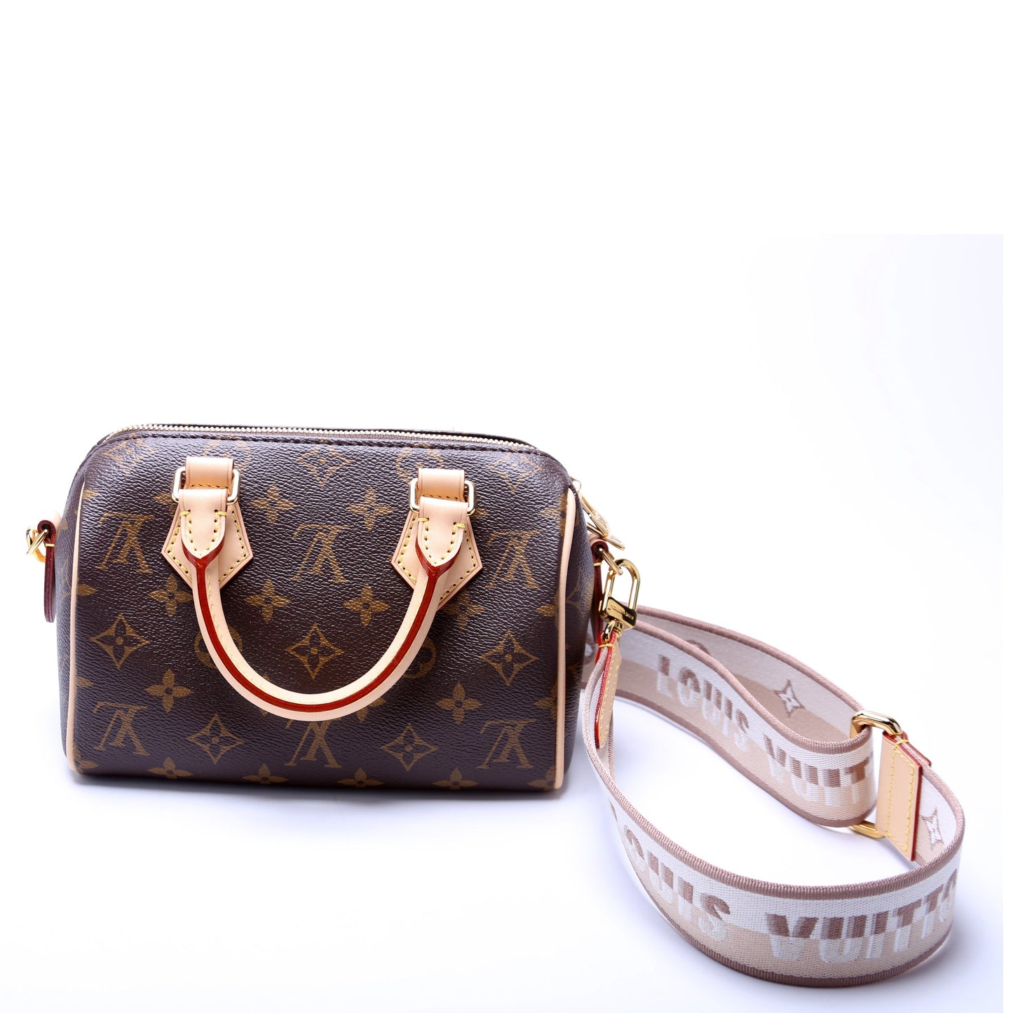 Louis Vuitton Speedy 20 Bandouliere With Canvas Strap Monogram