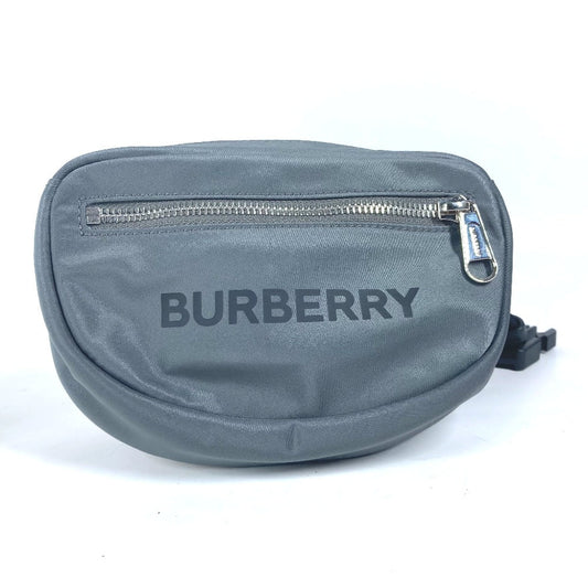 BURBERRY Sling bag 8052888 Nylon gray cross logo mens