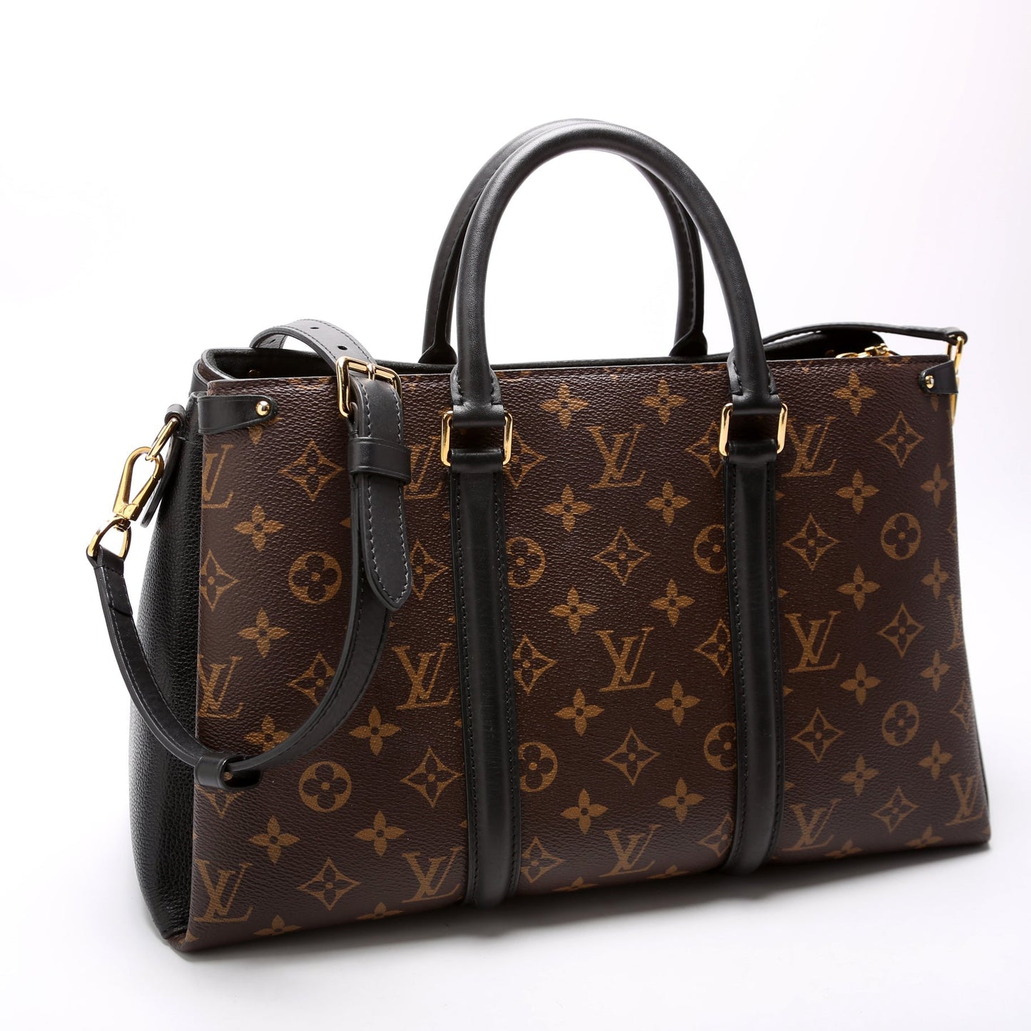 Louis Vuitton Soufflot MM Monogram Black