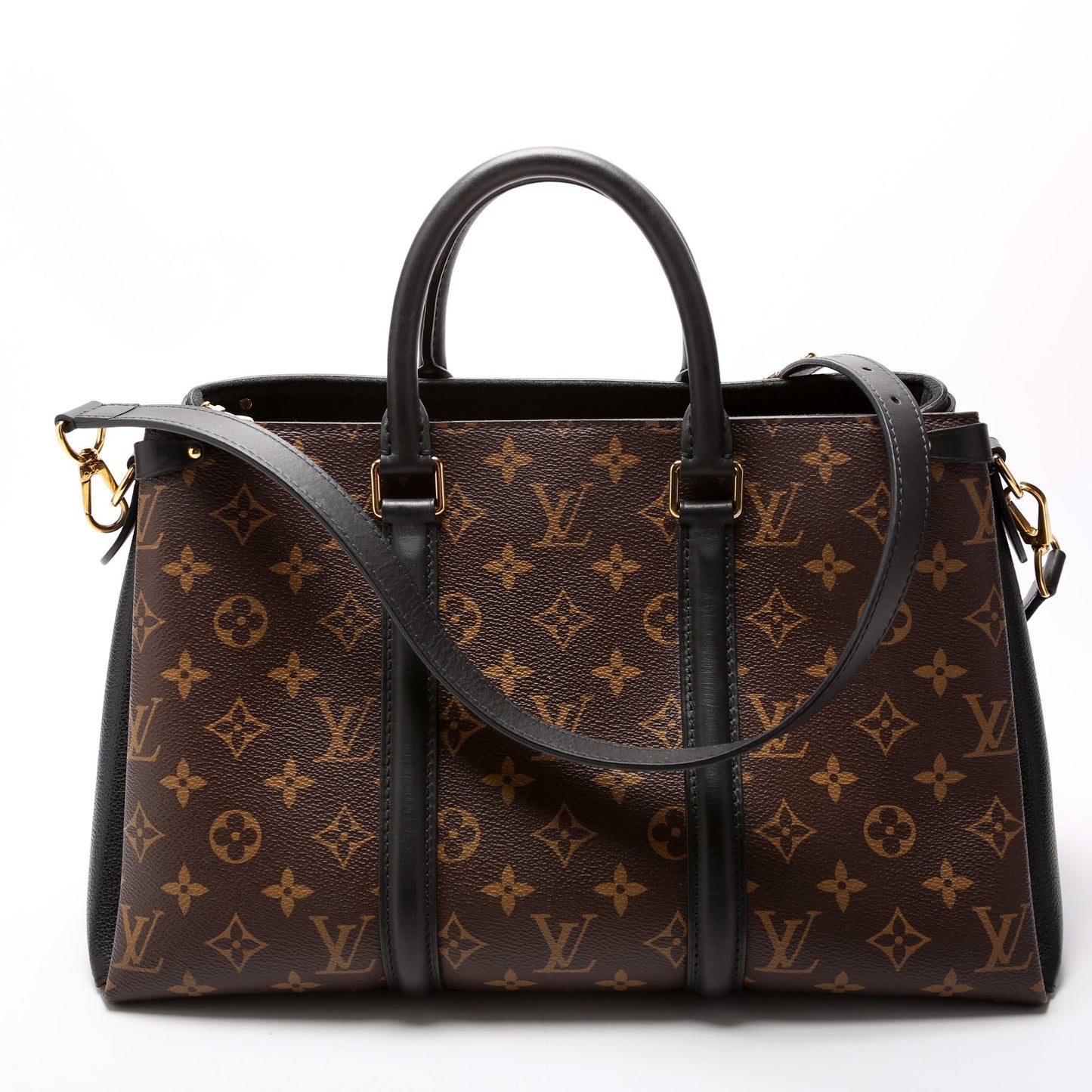 Louis Vuitton Soufflot MM Monogram Black