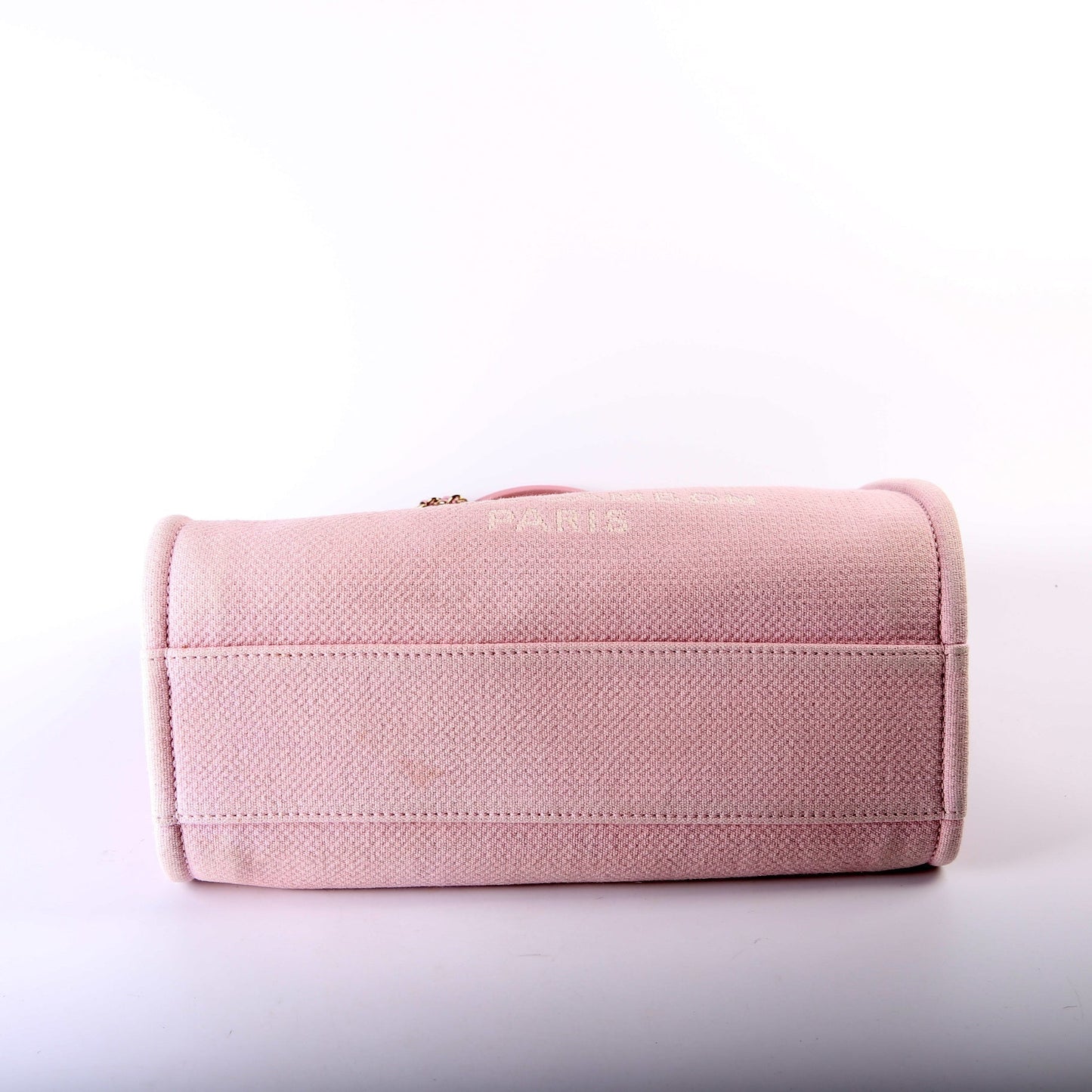 Chanel Deauville Small W/Pouch Mixed Fibers Bag