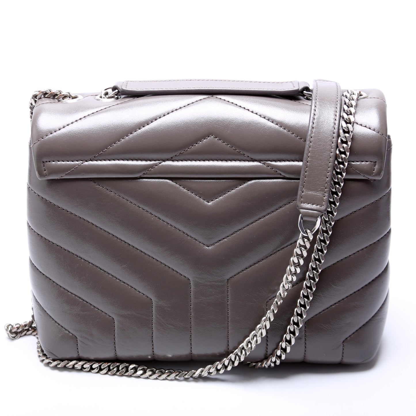 Saint Laurent LouLou Satchel Small 494699 Grey Bag