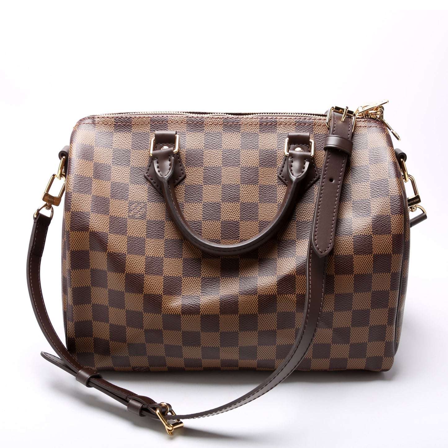 Louis Vuitton Speedy 30 Bandouliere Damier Ebene