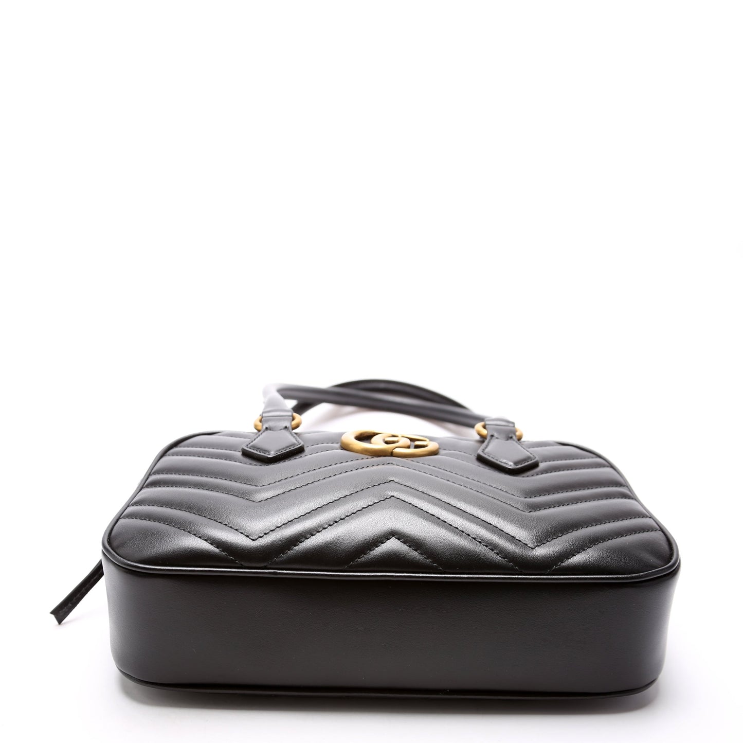 Gucci 795199 GG Marmont Small Top Handle Black Bag