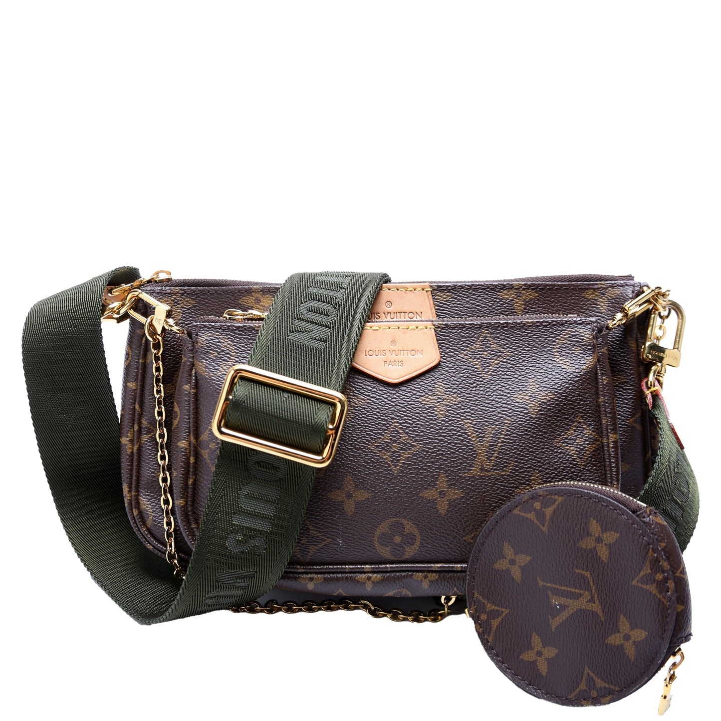Louis Vuitton Multi Pochette Monogram Green
