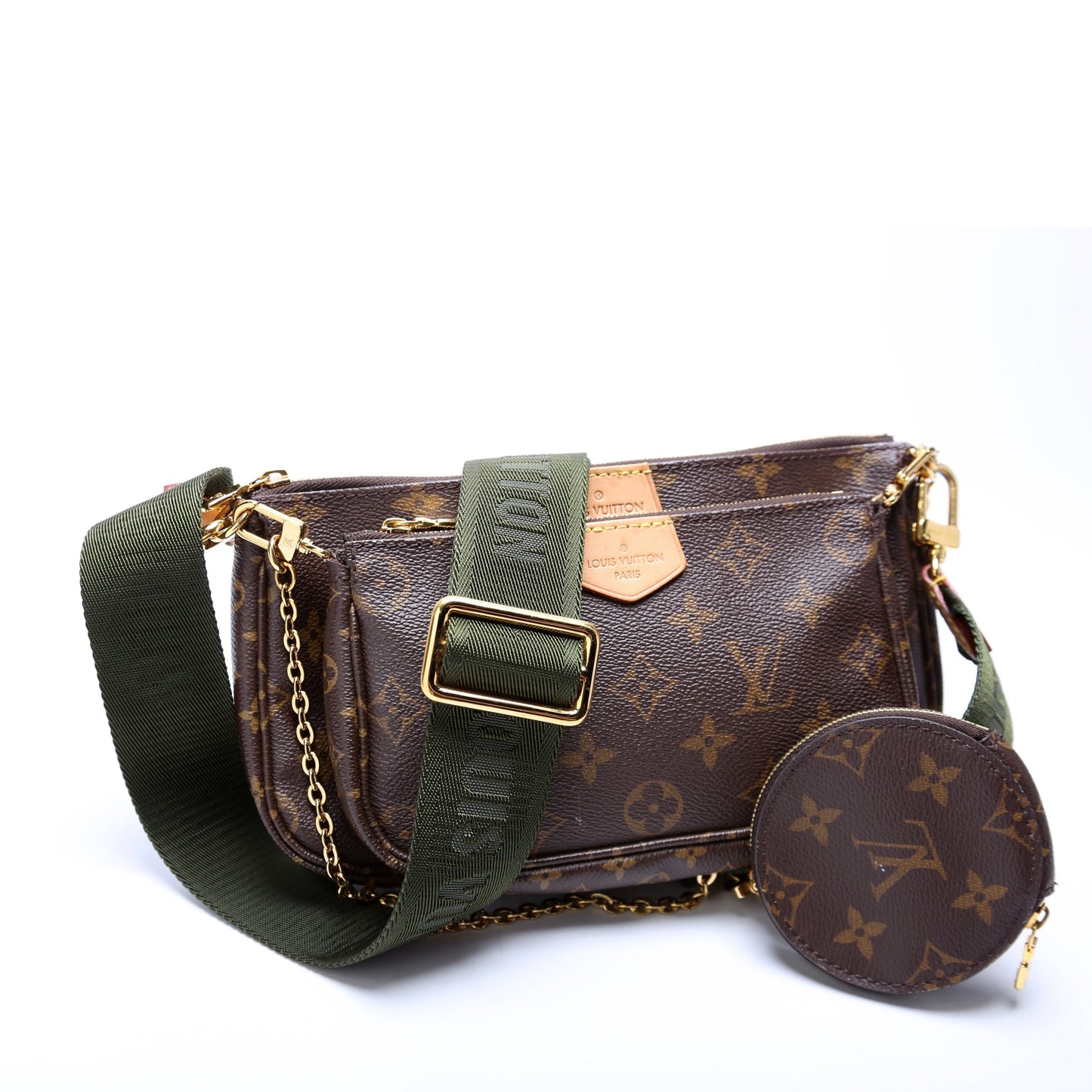 Louis Vuitton Multi Pochette Monogram Green