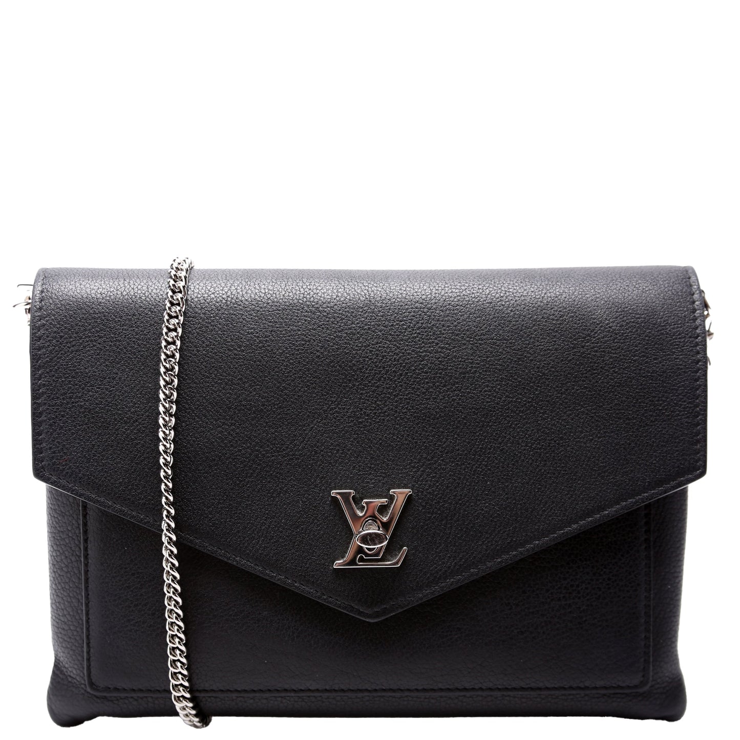 Louis Vuitton Mylockme Pochette Chain/Wristlet Black