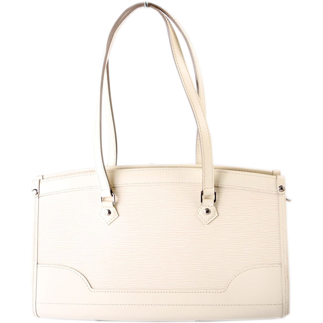 Louis Vuitton Madeline PM Epi White
