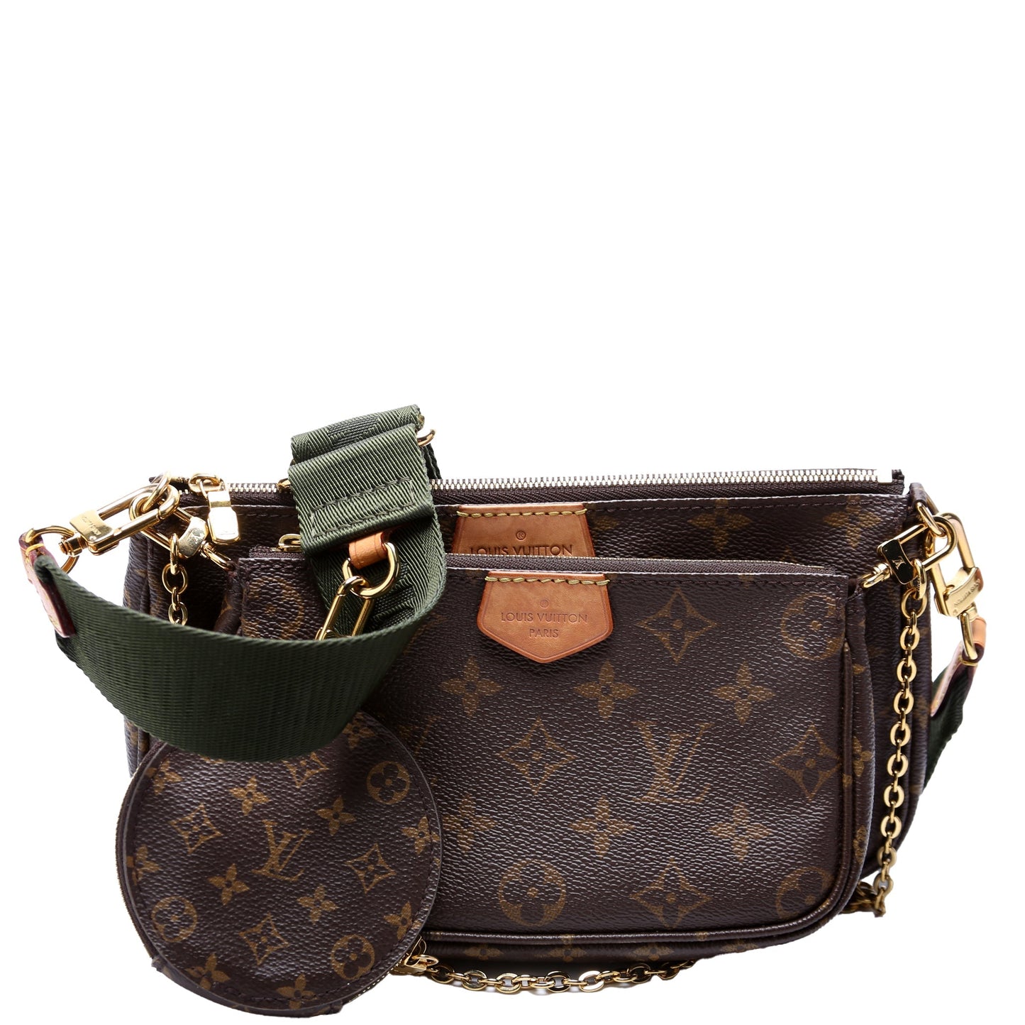 Louis Vuitton Multi Pochette Monogram Green