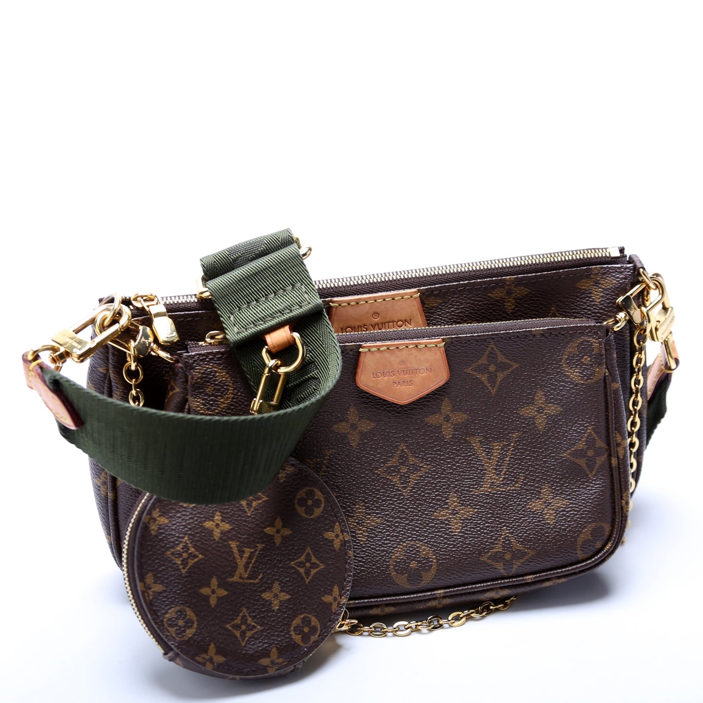 Louis Vuitton Multi Pochette Monogram Green